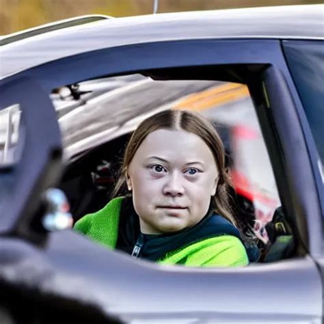 does greta thunberg drive a car