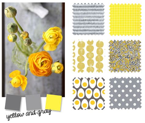 does grey black and yellow go together