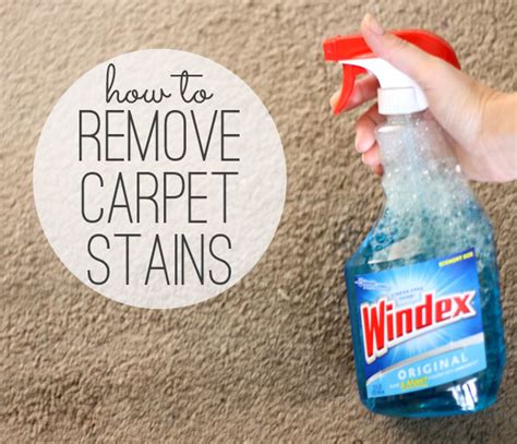 does hairspray remove carpet stains