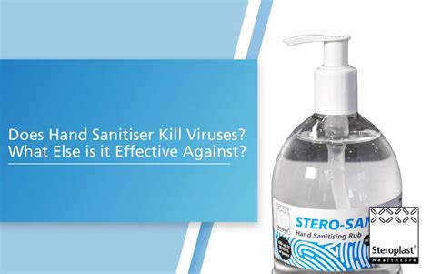 Does Hand Sanitizer Kill Fungus