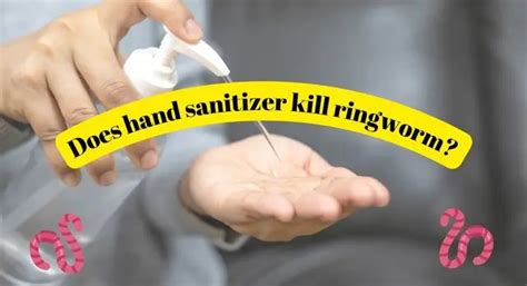 does hand sanitizer kill ringworm