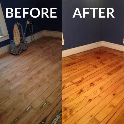 does hard wood floor sanding removes discoloration