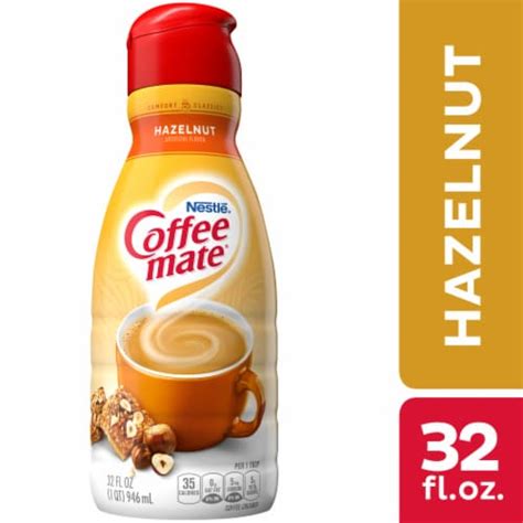 does hazelnut coffee creamer contain nuts