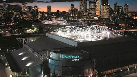 does hisense arena have a roof