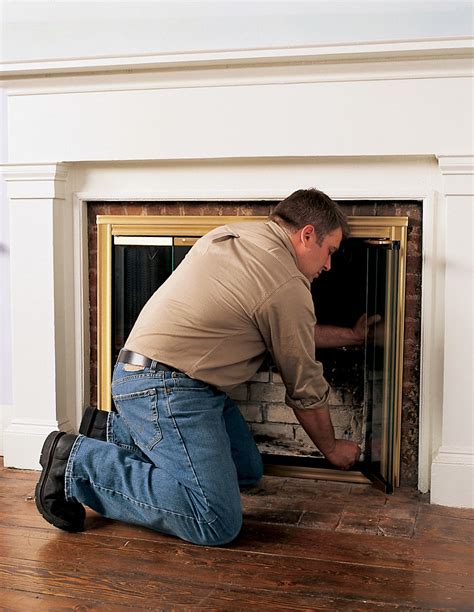 does home depot install fireplace doors