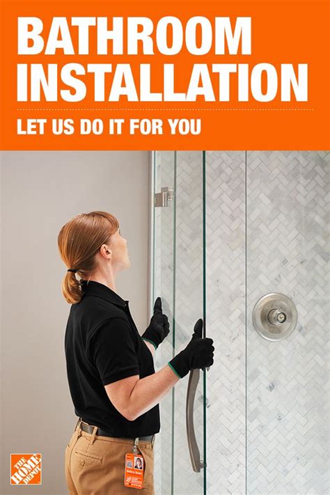 does home depot install shower doors purchased there