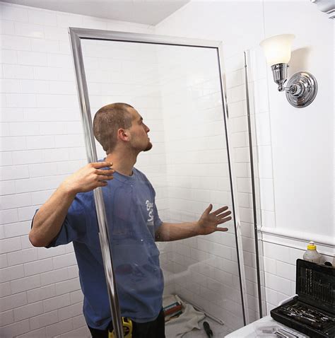 does home depot install shower doors