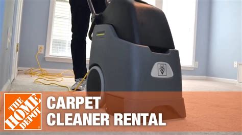 does home depot rent rug cleaners