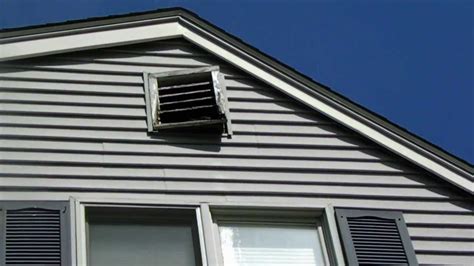 does hood go in to attic or outside house