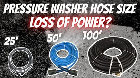 Does Hose Diameter Affect Pressure Washer