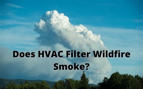 Does Hvac Filter Smoke