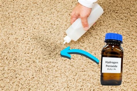 does hydrogen peroxide clean carpet