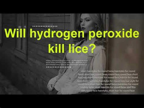 does hydrogen peroxide kill lice
