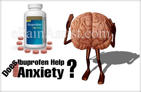 does ibuprofen help anxiety