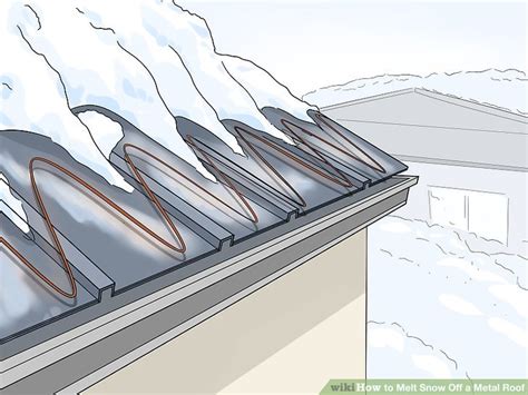 does ice melt on roof go on first