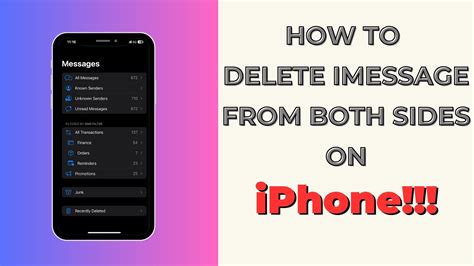 does imessage delete for both