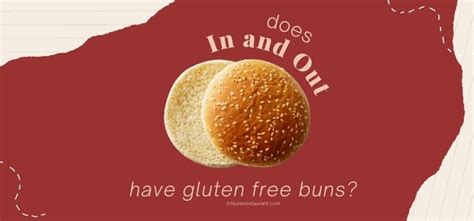 does in and out have gluten free options