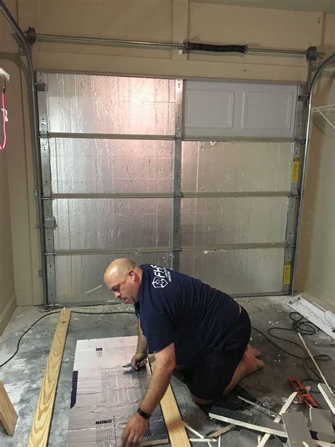 does insulating the garage door help