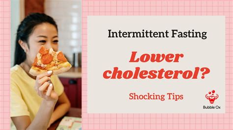 does intermittent fasting lower cholesterol
