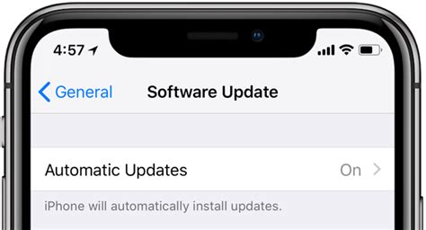 does iphone automatically update ios