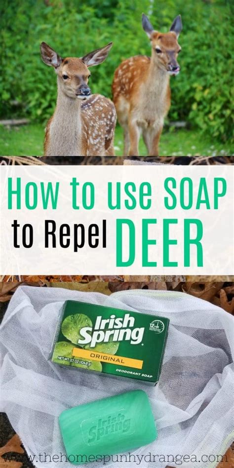 does irish spring soap keep deer away