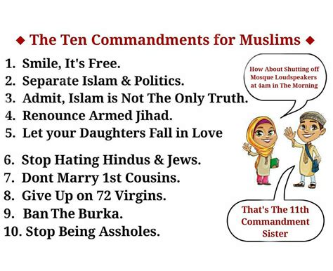 does islam have commandments