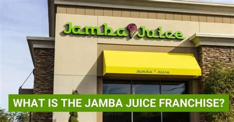 does jamba juice franchise