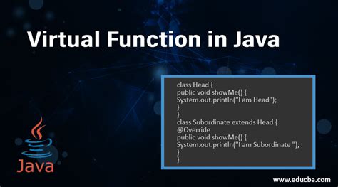 does java have virtual functions