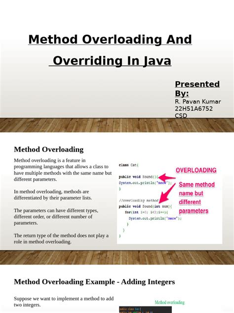 does java support method overloading and overriding