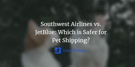 Does Jetblue Ship Pets