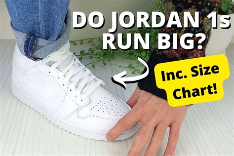 does jordan 1 low run big