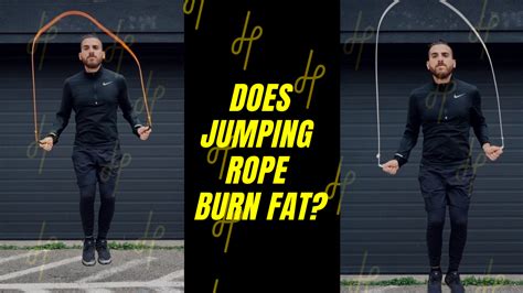 does jump rope burn fat faster than running