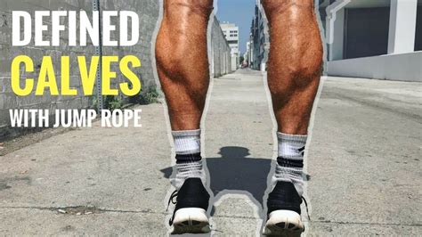 does jumping rope build calves