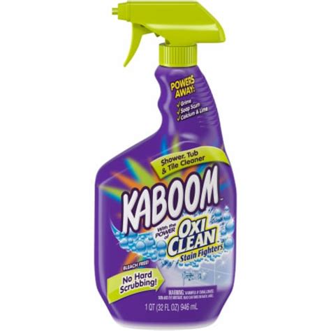 does kaboom oxiclean have bleach