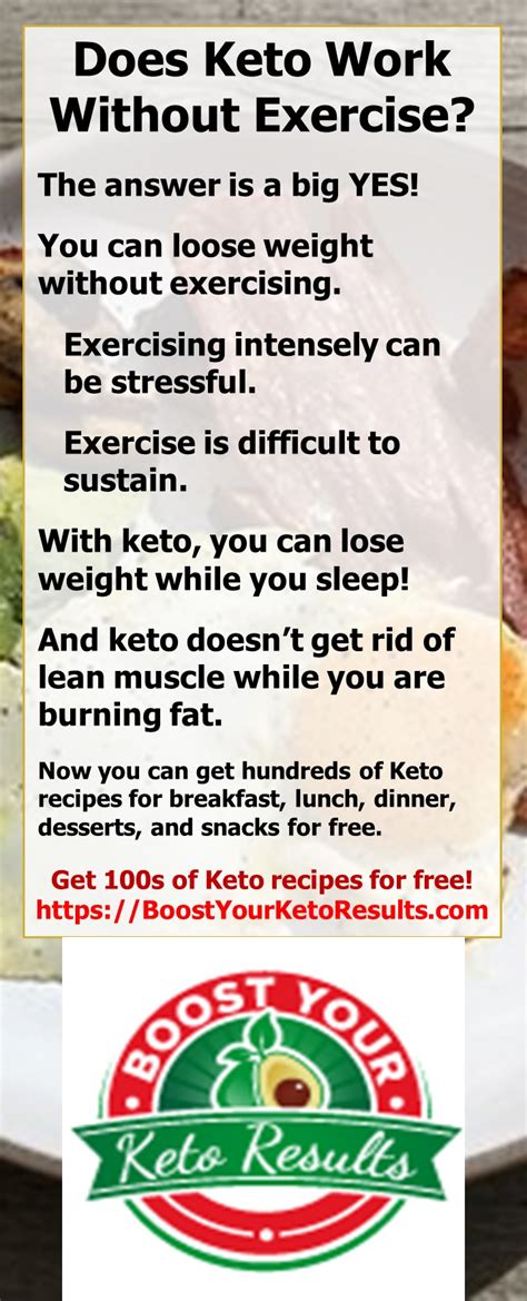 Does Keto Diet Work Without Exercise