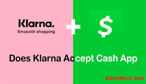 does klarna accept cash app