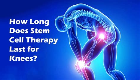 does knee stem cell therapy work