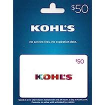 does kohl s have amazon gift cards