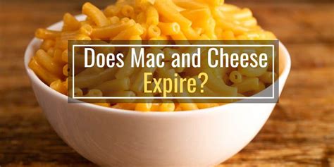 does kraft mac and cheese actually expire