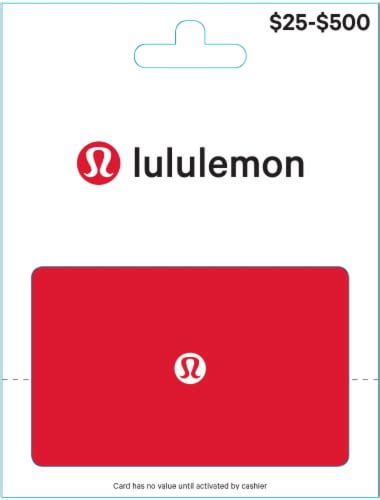 does kroger sell lululemon gift cards