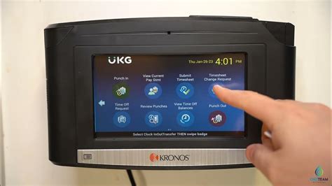 Does Kronos Time Clock Have A Camera