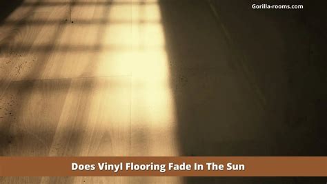 does laminate flooring fade in the sun