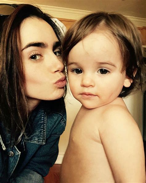 does lily collins have any children