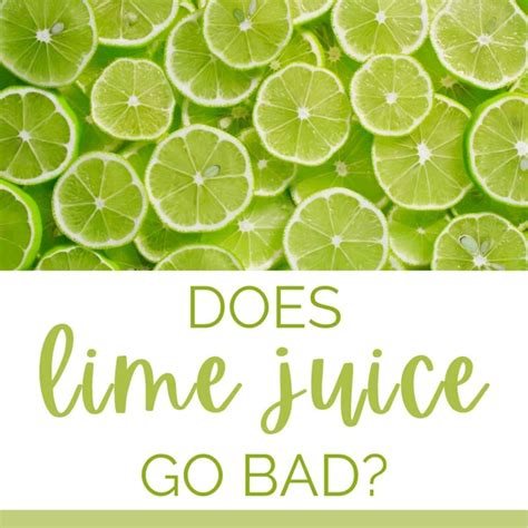 Does Lime Water Go Bad