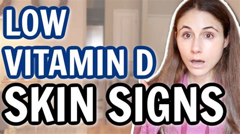 does low vitamin d cause skin problems