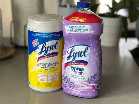 does lysol kill parasites