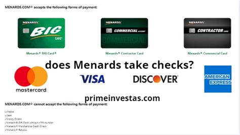 does menards take paypal