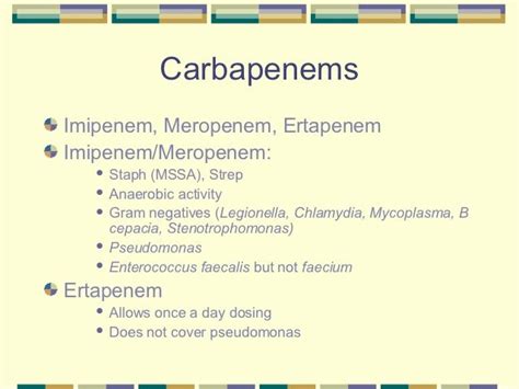 does meropenem cover enterococcus faecalis