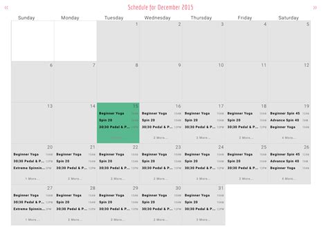 Does Mindbody Generate A Printable Schedule