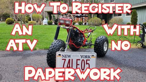 Does My Atv Need To Be Registered